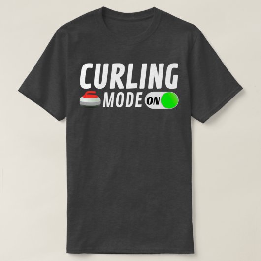 Curling-Modus auf 3 T-Shirt (Design vorne)