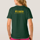 Curling, Name des Schulklub-Teams T-Shirt (Rückseite)