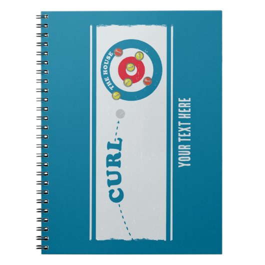 Curling Notizblock (Vorderseite)