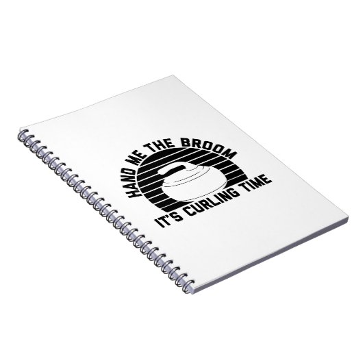 Curling Notizblock (Rechte Seite)