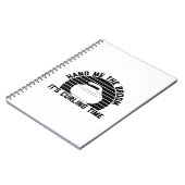 Curling Notizblock (Linke Seite)