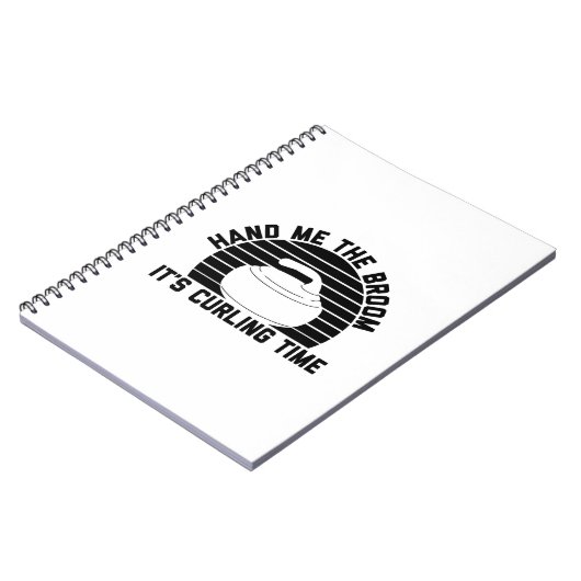 Curling Notizblock (Linke Seite)