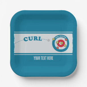 Curling Pappteller