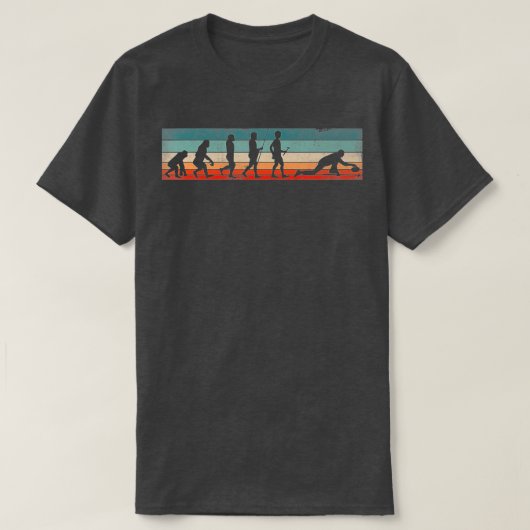Curling Player for a Curler Evolution  T-Shirt (Design vorne)