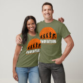 Curling Player Funny Curler Human Evolution T-Shirt (Unisex)