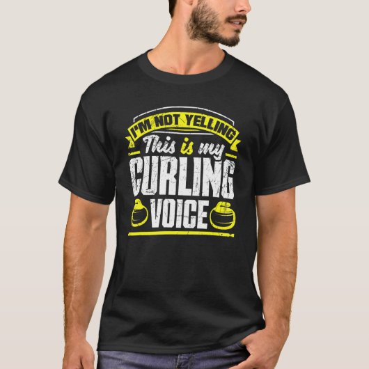 Curling Player für einen Curler, den ich nicht sch T-Shirt (Vorderseite)