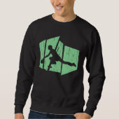 Curling Player wintersport Sweatshirt (Vorderseite)