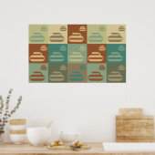 Curling Pop Art Poster (Küche)