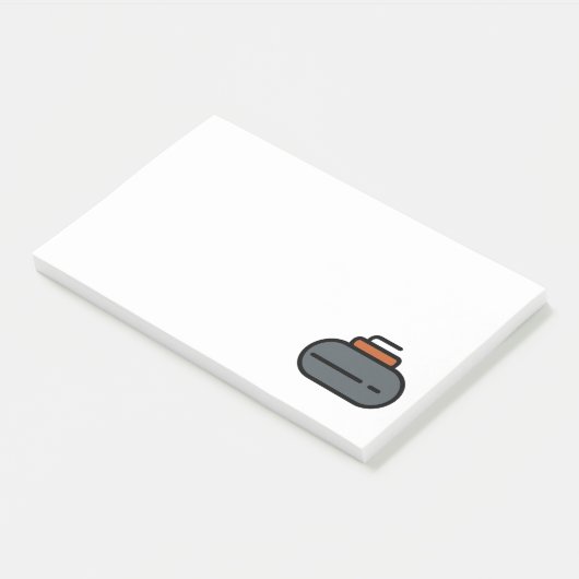 Curling Post-it Klebezettel (angewinkelt)