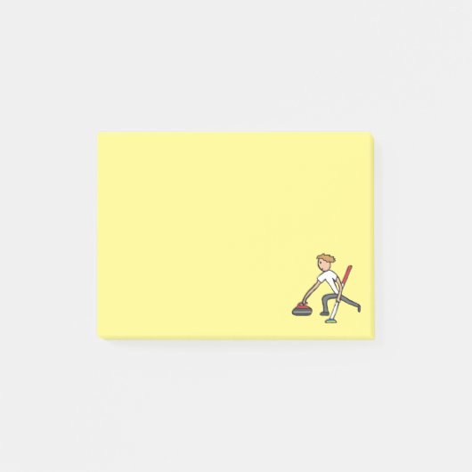 Curling Post-it Klebezettel (Vorderseite)