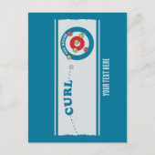 Curling Postkarte (Vorderseite)