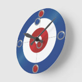 Curling rings wall clock runde wanduhr (Winkel)