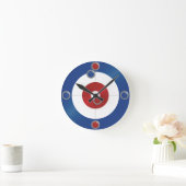 Curling rings wall clock runde wanduhr (Zuhause)