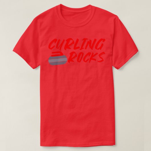 Curling Rocks 12 T-Shirt (Design vorne)