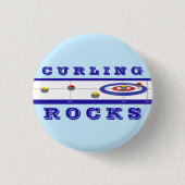Curling Rocks Button (Vorderseite)