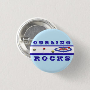 Curling Rocks Button