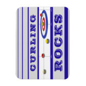Curling Rocks Magnet (Vertikal)