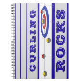 Curling Rocks Notizblock (Vorderseite)