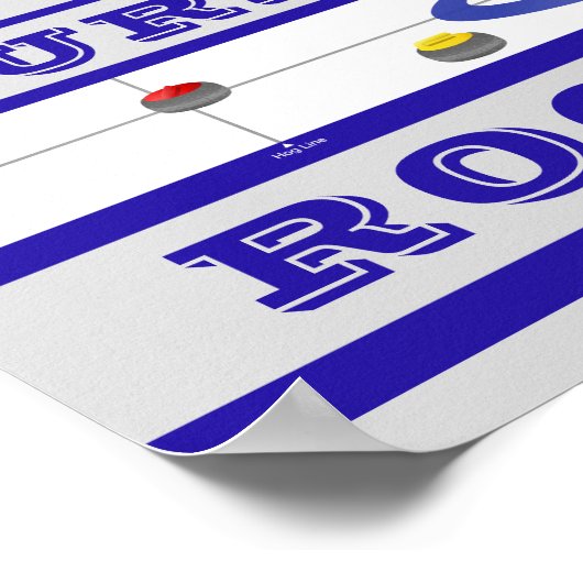 Curling Rocks Poster (Ecke)