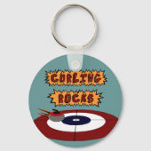 Curling Rocks Schlüsselanhänger (Vorderseite)