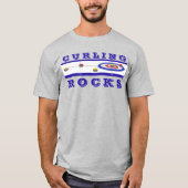 Curling Rocks T-Shirt (Vorderseite)