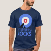 Curling Rocks T-Shirt (Vorderseite)