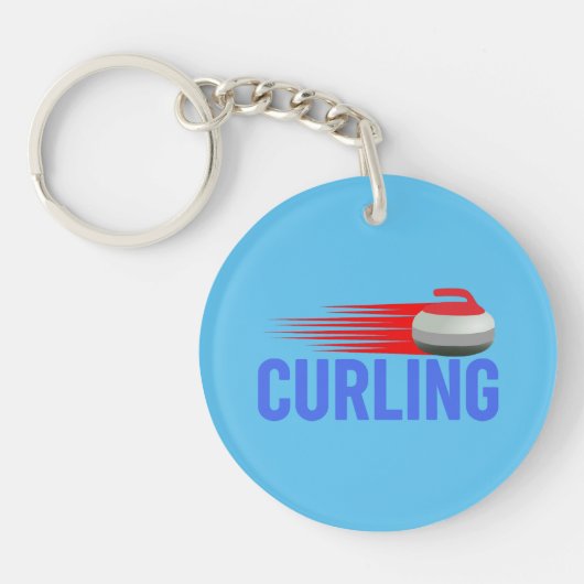 Curling Schlüsselanhänger (Vorderseite)