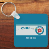 Curling Schlüsselanhänger (Vorderseite)