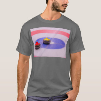 Curling Schweizer Kunstfotografie T-Shirt