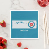 Curling Serviette (Beispiel)