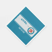 Curling Serviette (Ecke)