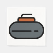 Curling Serviette (Vorderseite)