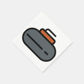 Curling Serviette (Ecke)