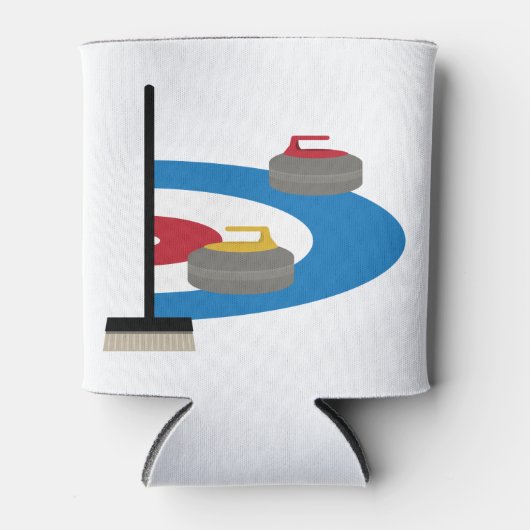 Curling Sport Dosenkühler (Vorderseite)