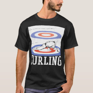 Curling Sport Funny Curling Player T-Shirt