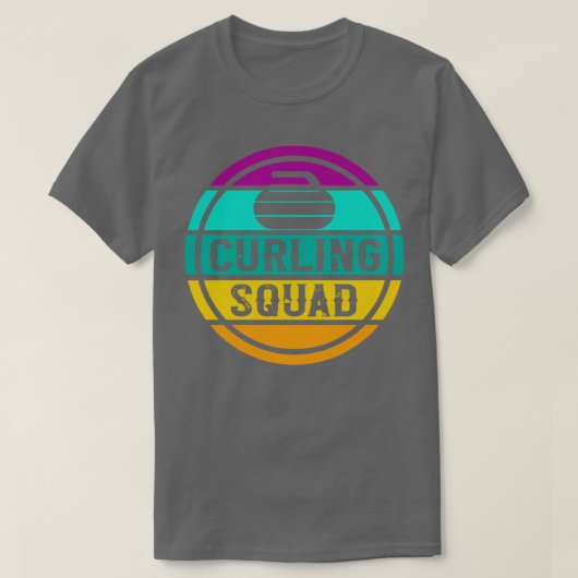 Curling Squad Vintag 1 T-Shirt (Design vorne)