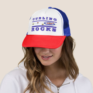 Curling-Steine Truckerkappe