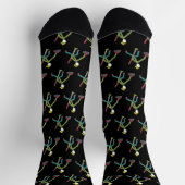 Curling Stickman Socken (Oben)