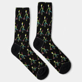 Curling Stickman Socken (Rechts)