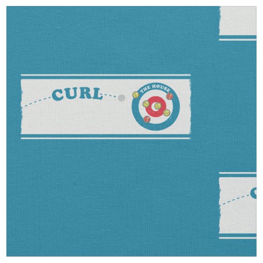 Curling Stoff (Nahaufnahme)