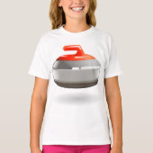Curling Stone Girls T - Shirt (Vorderseite)