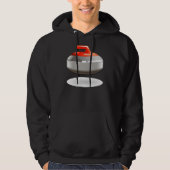 Curling Stone Mens Hoodie (Vorderseite)
