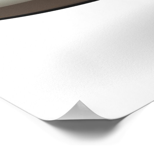 Curling Stone Poster (Ecke)