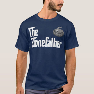Curling Stone Rock Geschenk Tag der Toten Winter T-Shirt