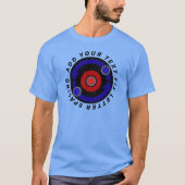 Curling Stone rollt wie die Erdumlaufbahn T-Shirt (Vorderseite)