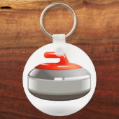 Curling Stone Schlüsselanhänger (Vorderseite)