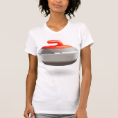 Curling Stone Womens T - Shirt (Vorderseite)