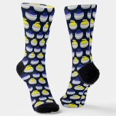 Curling Stones Gemustert Socken (Gewinkelt)