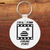 Curling Stunts Schlüsselanhänger (Vorderseite)