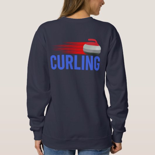 Curling Sweatshirt (Rückseite)